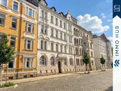 ++ Denkmalgeschützte 3-Raum-Wohnung mit Balkon und Tageslichtbad im schönen Gohlis ++