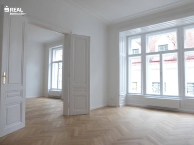 Nahe Stephansplatz - ERSTBEZUG ab 15.1.2026 - erstklassig sanierte Altbauwohnung mit kleiner Loggia im Jahrhundertwendehaus
