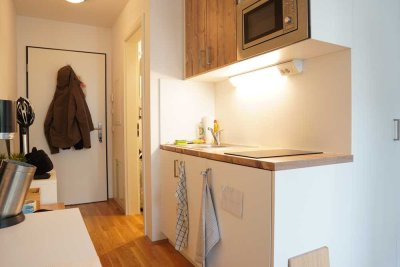 Attraktive Kapitalanlage: Möbliertes 1-Zimmer-Apartment im Studentenwohnheim am Englischen Garten