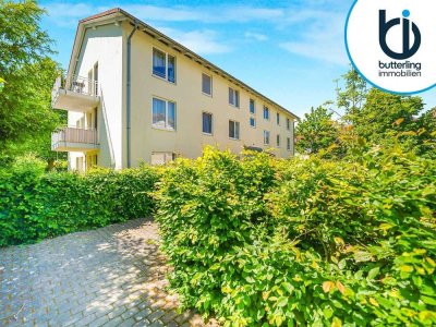 Bezugsfreie Wohnung mit 3 Zimmern, Balkon ins Grüne und Gestaltung nach eigenen Wünschen