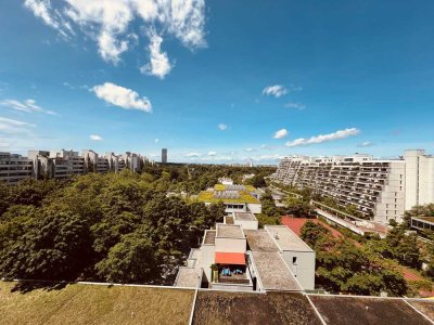 OlyDorf: Großzügige 3-Zimmer-Wohnung mit 40 m² offenem Wohn-/Essbereich, Loggia u. Wintergarten!