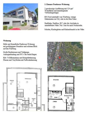 Penthouse Wohnung mit Wartbergblick