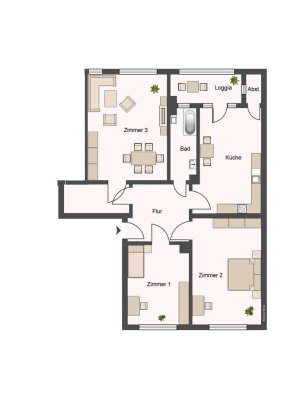 � Neu & in Renovierung I sonnige Loggia I moderne Einbauküche �