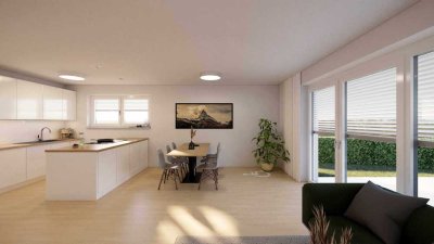 Erstbezug 2,5-Zimmer Erdgeschosswohnung mit Garten inkl. Stellplatz und Einbauküche