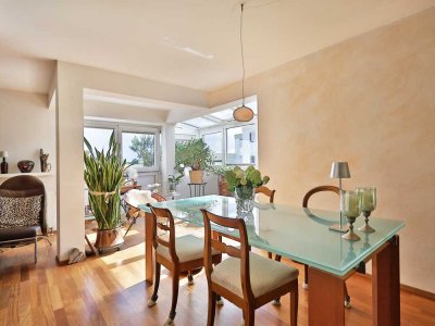 Lichtdurchflutete 4,5-Zimmer-Maisonette mit Aufzug und sonniger Dachterrasse