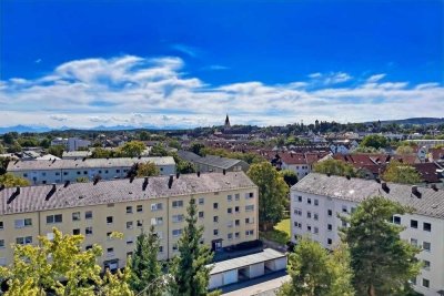Neu sanierte 2-Zi-Wohnung: Zentral mit Bergblick