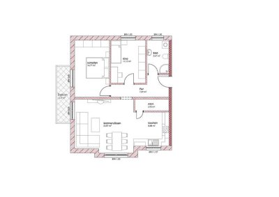 3,5 Zimmer Wohnung, Stadtmitte in Trossingen
