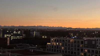 Moderne möblierte 2-Zimmer-Wohnung mit Loggia und gemeinschaftlicher Dachterrasse in München-Pasing