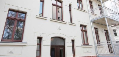 Stilvolle 2-Zimmer-Wohnung in Gohlis-Süd mit 2 Balkonen, Fußbodenheizung & offenem Wohnkonzept