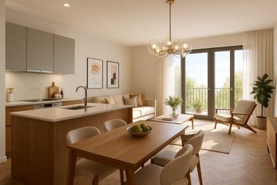 Weißensee: ERSTBEZUG im NEUBAU ab 2026: 1,5-Zimmer-TERRASSEN-Wohnung - 45 m²