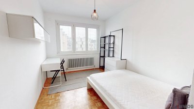 WG-ZIMMER in 3er-STUDENTEN-WG mit AUßENFLÄCHE (490,- Warmmiete Gesamt)