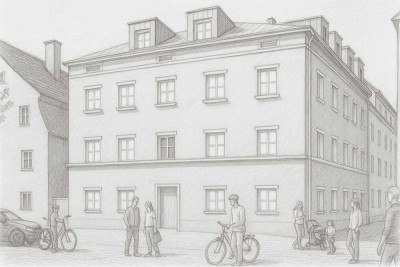 Erdgeschoss Apartment in einzigartigem Altbau in Stadtamhof