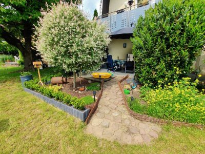 Renovierte 4,5-Zimmer-Wohnung mit herrlichen, großen Garten in Kraichtal-Münzesheim