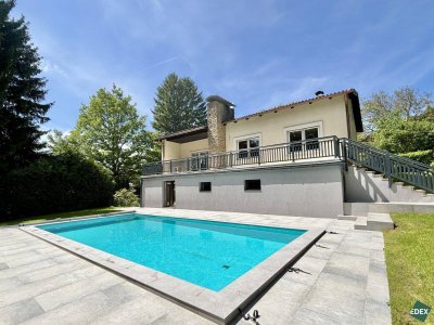 Urlaubsfeeling daheim – wunderschön saniertes Haus mit privatem Gartenparadies und Pool