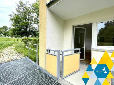 Barrierearme 3-Raumwohnung mit eigener rollstuhlgerechter Auffahrrampe
