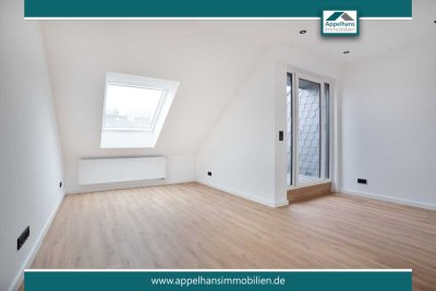 Frisch renovierte 3-Zimmer-Wohnung mit Loggia und Weitblick in Lüstringen