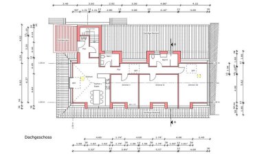 Zentrale 4,5-Zi.-Wohnung & DG mit Baugenehmigung: 128 m² Loft-Potenzial in Blankenloch