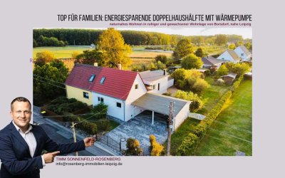 Borsdorf: Doppelhaushälfte mit neuer Wärmepumpe & Garten – Ihr neues Zuhause zum Wohlfühlen