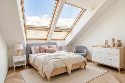 Provisionsfrei: Neubau Erstbezug: Penthouse in Saggen