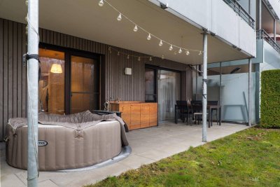Dornbirn: Moderne 2-Zimmer-Wohnung mit großem Garten und Terrasse