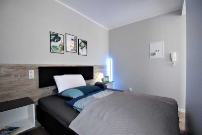 *sofort beziehbar* Moderne 2-Zimmer-Wohnung, bequem möbliert & komplett ausgestattet - zentrale Lage