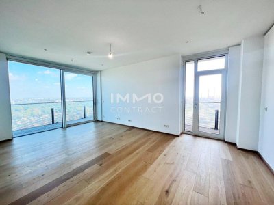 Familienfreundliche Dreizimmer-Wohnung mit attraktivem Grünblick und POOL am DACH