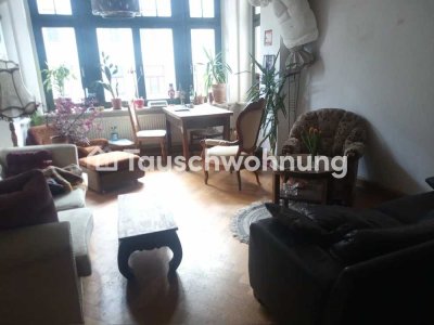 Tauschwohnung: bieten 6-Zimmer-Altbau-Wohnung auf der Eisi, suchen Süd/West