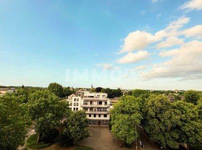 wunderschöne 3-Zimmer-Wohnung mit atemberaubendem Blick über Ratingen und Düsseldorf