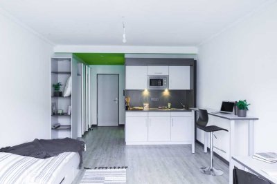 Vollmöbliertes M+ Apartment mit Balkon für Studenten oder Azubis / ALL-In Miete