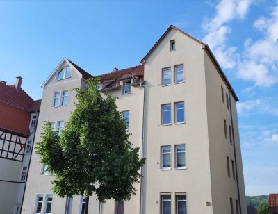 Energiesparwohnung in Siebleben mit Südbalkon und Garten