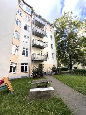 Bezugsfrei am Ostkreuz: Sehr ruhige und bezaubernde 2-Zimmer-Whg. im Gartenhaus mit Loggia und Lift