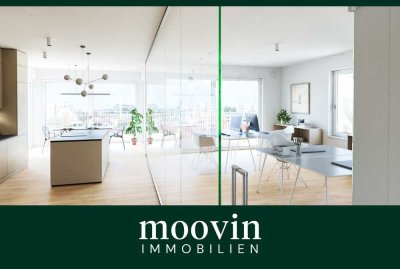 Luxuriöses Penthouse mit imposantem Panoramablick und zwei Außen- sowie einer privaten Dachterrasse