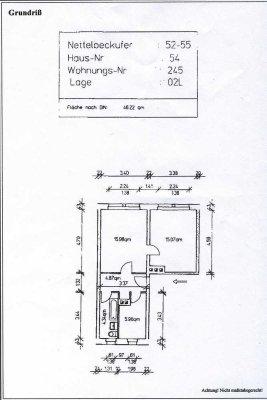 WOHNEN AN DER GERA 2 Raumwohnung mit Einbauküche,teilmöbliert