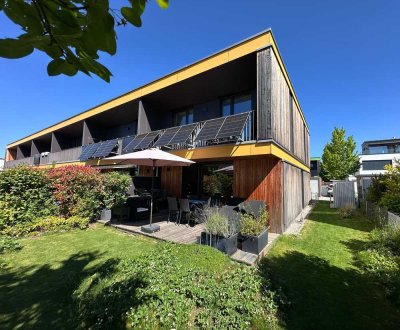 Familienfreundliches Reiheneckhaus im Passivhausstandard – ruhig, grün & top angebunden