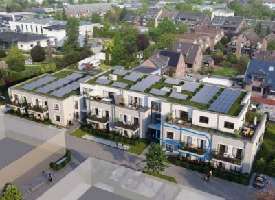Erstbezug v. PRIVAT TOP-Lage: 3-Raum-Wohnung m. luxoriöser Innenausstattung, Einbauküche & Südbalkon