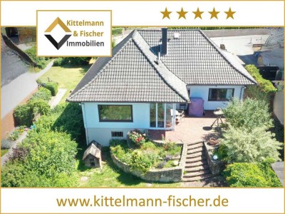 TOP Feldrandlage in Danndorf - Attraktiver Bungalow mit Tiefgarage auf 1675m² Eigentumsgrundstück