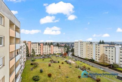 Sofort bezugsfrei! Schöne & teilmöblierte 1 Zimmer-Wohnung+Balkon und tollem Ausblick (Fürth-Ronhof)