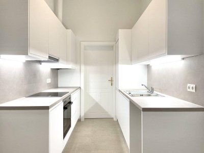 Wunderschön sanierte Altbauwohnung am Getreidemarkt | 1-Zimmer + Kabinett | getrennte Küche