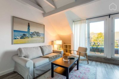 Möblierte Dachgeschosswohnung in Hamburg-Marienthal