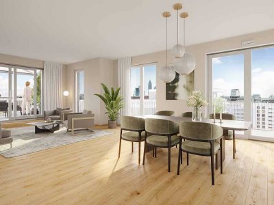 Sommeraktion* – Raum für die ganze Familie: 4-Zimmer-Wohnung mit Balkon in Frankfurt-Bockenheim