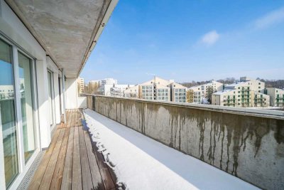 Moderne Dreizimmerwohnung mit umlaufenden Süd-Westbalkon