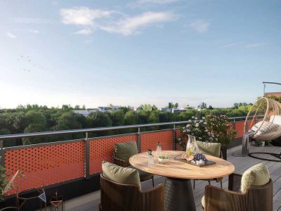 Einzigartig mit Blick über die Stadt - 4-Zimmer mit Dachterrasse – Jetzt kaufen und  bald einziehen!