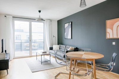 3 Zi Wohnung nahe Ubahn U1 &amp; Kagran, Ruhelage mit bester Anbindung &amp; Parkblick, Balkon und Parkplatz (VIE90)
