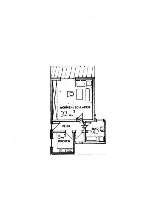 1 1/2 Zimmer Appartment