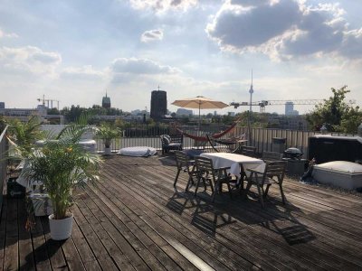 Penthouse appartment mit großer Dachterasse (möbliert)