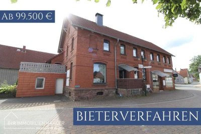 BIETERVERFAHREN:  Wohn- und Geschäftshaus in Bakede / Bad Münder