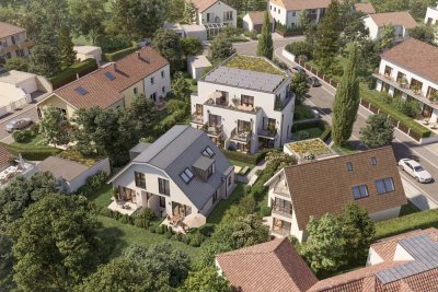 Neubau: Raffiniert geschnittene 2-Zimmer-Wohnung mit zwei sonnigen Balkonen