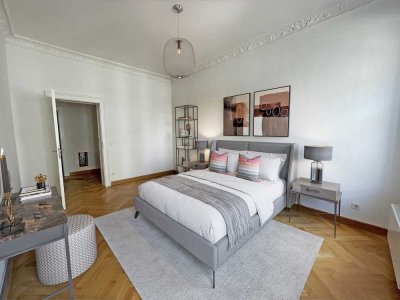 Klassischer Altbau-Charme mit modernem Flair – 4-Zimmer-Wohnung mit Balkon im Waldstraßenviertel