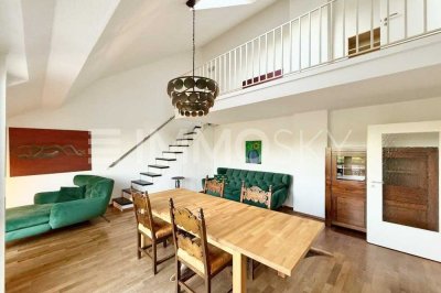 Möblierte 4-Zi.-Maisonette mit Dachterrasse – sofort bezugsfrei