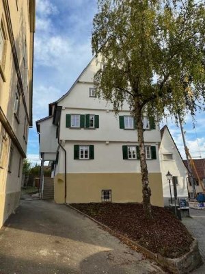 Erstbezug nach Sanierung: Schöne 4-Zimmer-Wohnung im Zentrum von Lauffen a. N. in Denkmalhaus